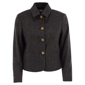 Saulina Women Aria - Shirt-Style Jacket In Wool And Cashmere